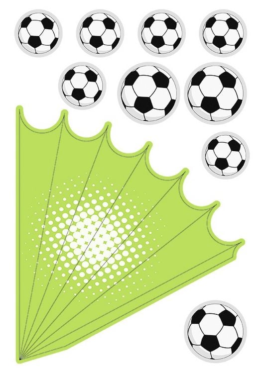 Produktbild: URSUS Dekorations-Set "Fu&szlig;ball"