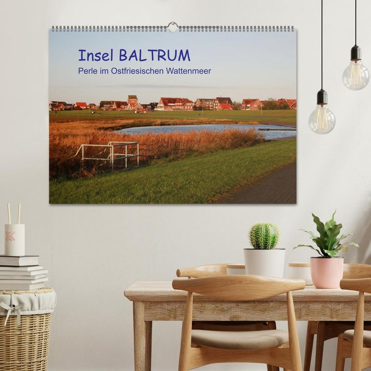 Produktbild: Insel Baltrum, Perle im Ostfriesischen Wattenmeer (Wandkalender 2026 DIN A2 quer), CALVENDO Monatskalender