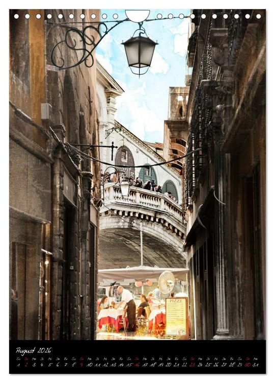 Produktbild: Venezia 2026 Stadt der Tr&auml;ume (Wandkalender 2026 DIN A4 hoch), CALVENDO Monatskalender