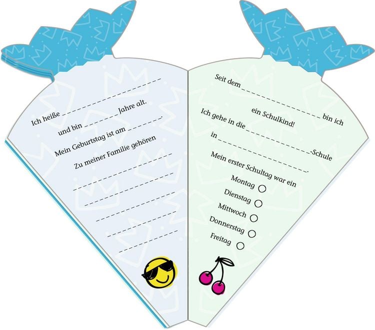 Produktbild: Mini-Schult&uuml;tenbuch &ndash; Viel Spa&szlig; in der Schule!