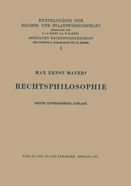 Produktbild: Rechtsphilosophie