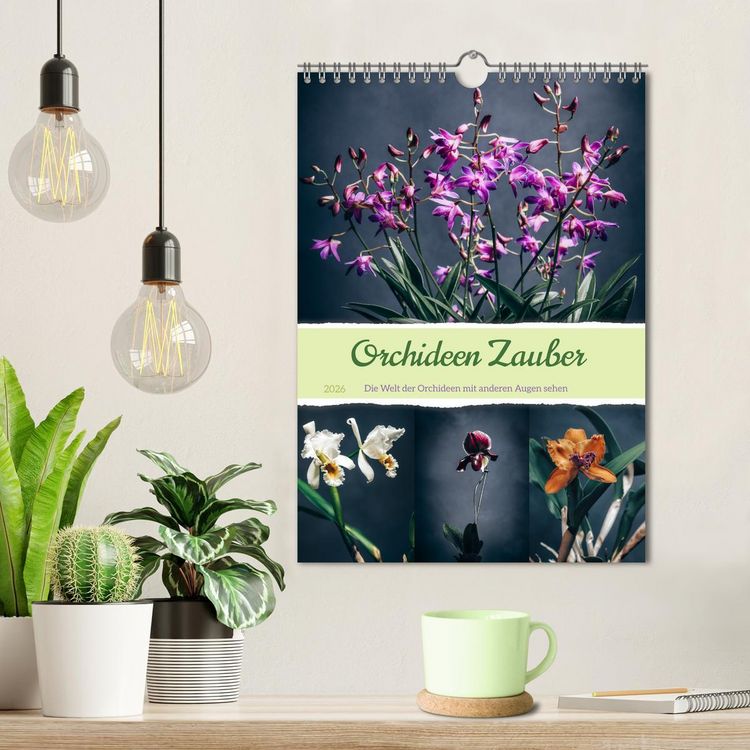 Produktbild: Orchideen Zauber (Wandkalender 2026 DIN A4 hoch), CALVENDO Monatskalender