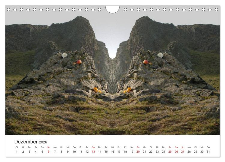 Produktbild: Spiegelwelten - Natur anders sehen (Wandkalender 2026 DIN A4 quer), CALVENDO Monatskalender
