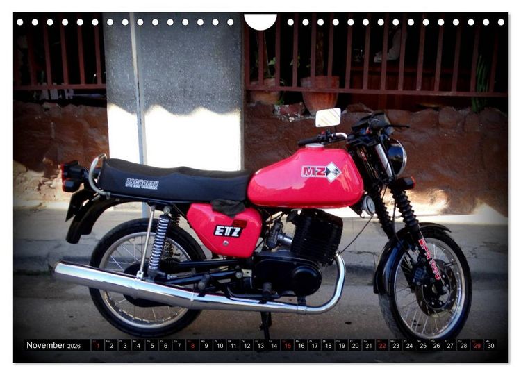 Produktbild: Motorrad-Legenden - MZ (Wandkalender 2026 DIN A4 quer), CALVENDO Monatskalender