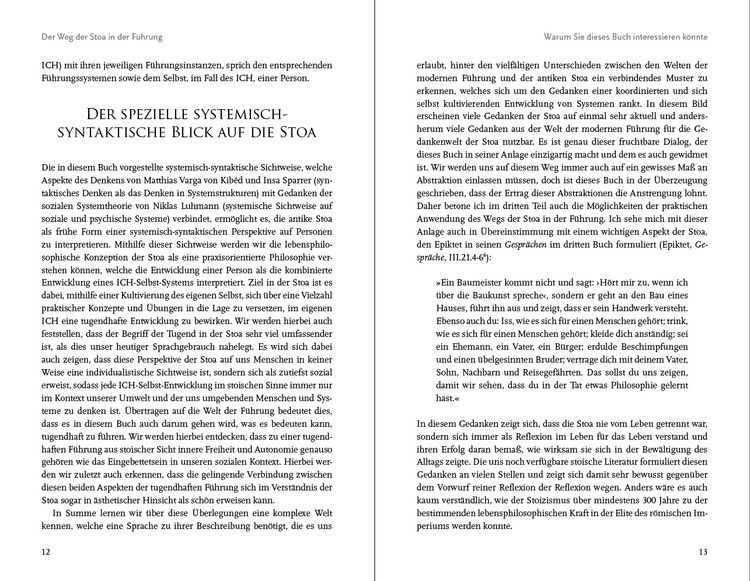 Produktbild: Der Weg der Stoa in der F&uuml;hrung