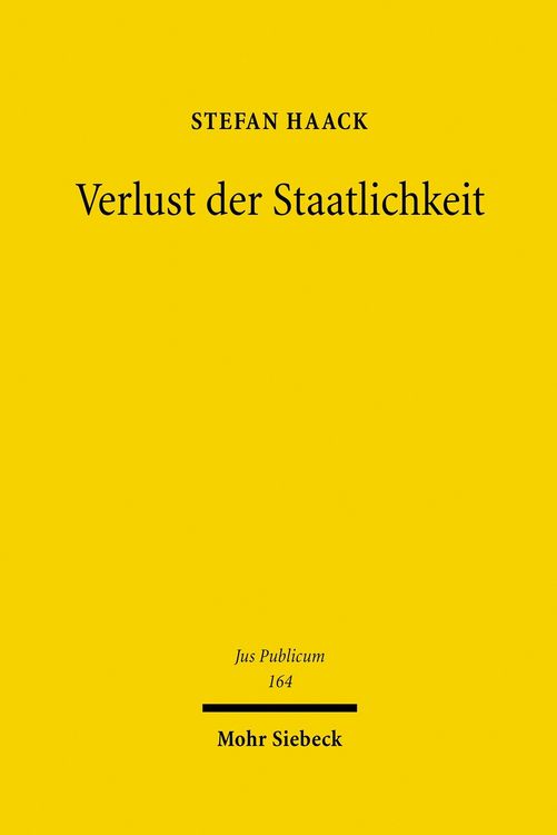 Produktbild: Verlust der Staatlichkeit
