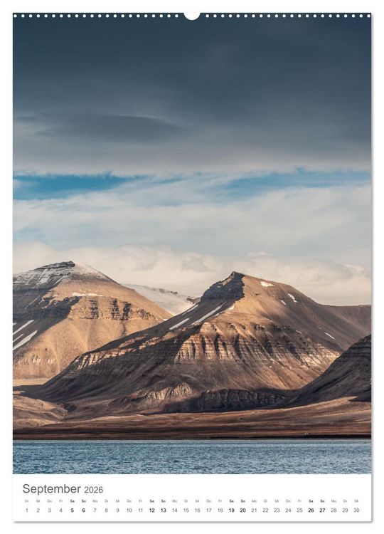 Produktbild: Die Arktis - Naturfotografien aus Spitzbergen (Wandkalender 2026 DIN A2 hoch), CALVENDO Monatskalender