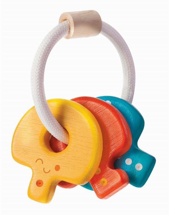 Produktbild: Rassel Babyschl&uuml;ssel bunt