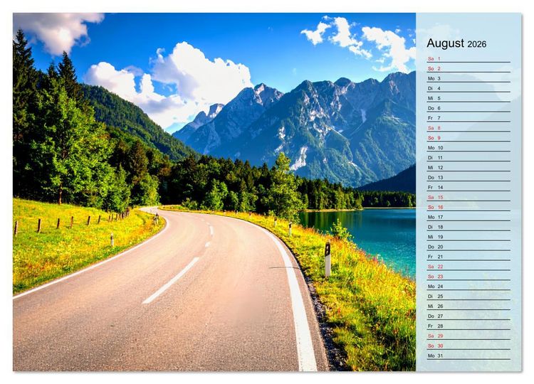 Produktbild: Friedliche Einsamkeit: Natur in ihrer stillen Pracht (Wandkalender 2026 DIN A4 quer), CALVENDO Monatskalender