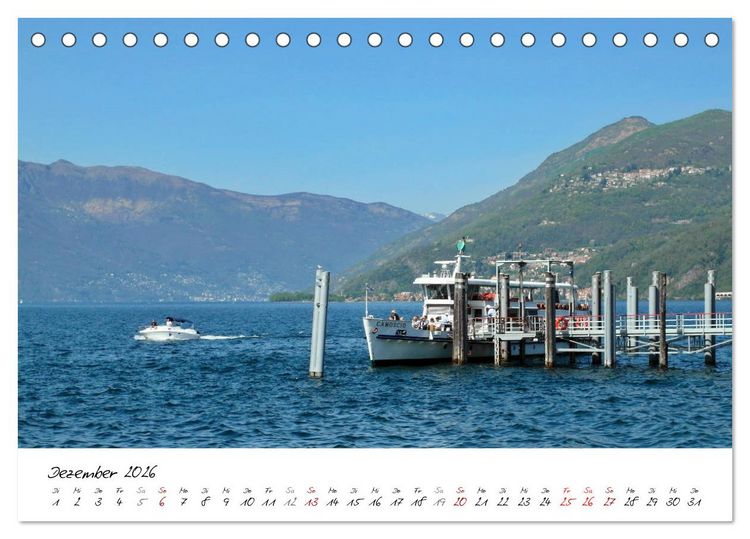 Produktbild: Motive rund um den See Lago Maggiore (Tischkalender 2026 DIN A5 quer), CALVENDO Monatskalender