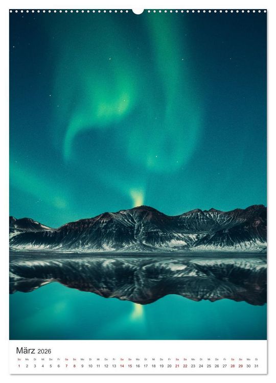 Produktbild: Faszination Island - Eine einmalige Reise. (hochwertiger Premium Wandkalender 2026 DIN A2 hoch), Kunstdruck in Hochglanz