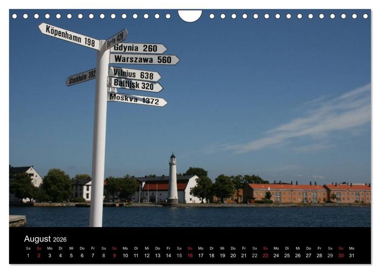 Produktbild: S&uuml;dschweden (Wandkalender 2026 DIN A4 quer), CALVENDO Monatskalender