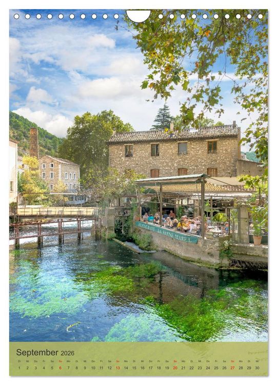 Produktbild: Sch&ouml;nste D&ouml;rfer - Provence-Alpes-C&ocirc;te d'Azur (Wandkalender 2026 DIN A4 hoch), CALVENDO Monatskalender