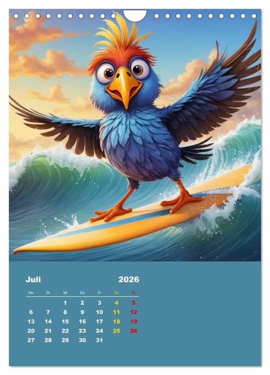 Produktbild: Diese schr&auml;gen V&ouml;gel (Wandkalender 2026 DIN A4 hoch), CALVENDO Monatskalender