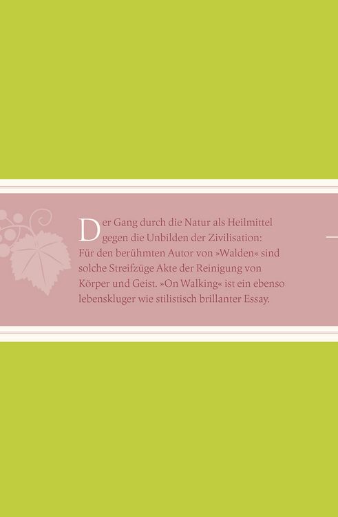 Produktbild: Vom Gl&uuml;ck, durch die Natur zu gehen