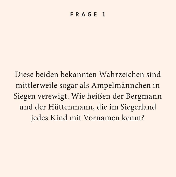 Produktbild: Siegerland-Quiz