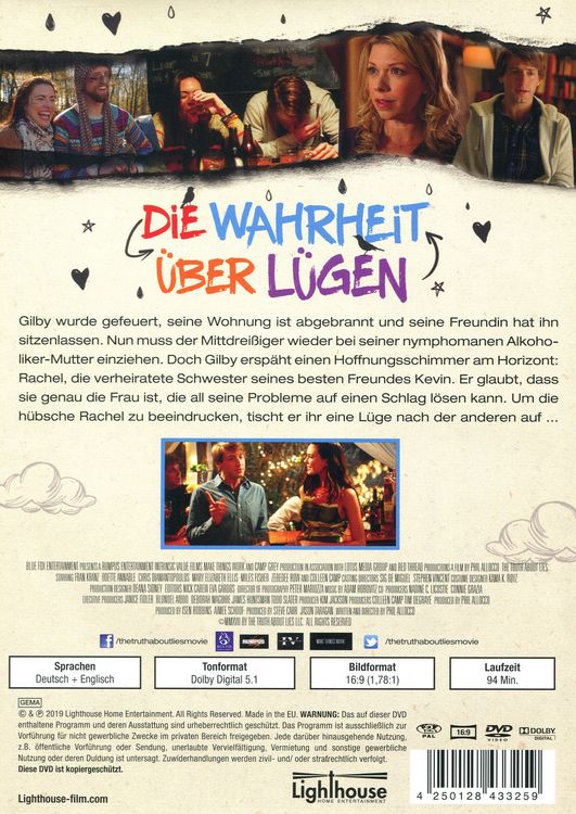 Produktbild: Die Wahrheit &uuml;ber L&uuml;gen,1 DVD