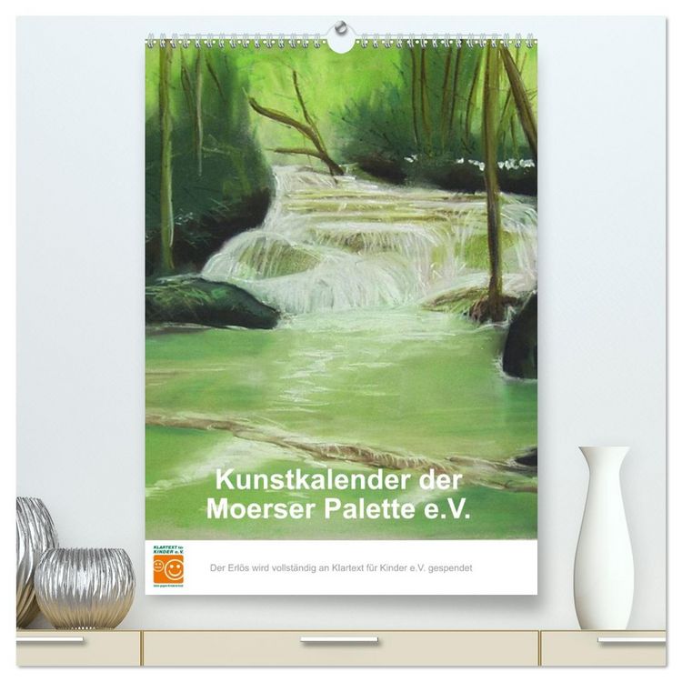 Produktbild: Kunstkalender der Moerser Palette e.V. (hochwertiger Premium Wandkalender 2026 DIN A2 hoch), Kunstdruck in Hochglanz