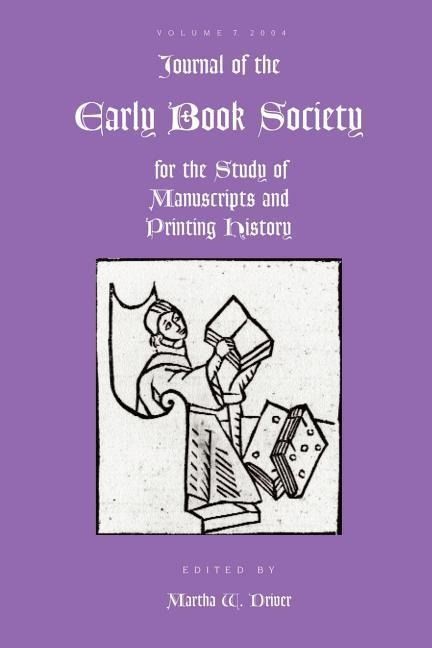 Produktbild: Journal of the Early Book Society Vol 7