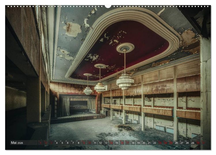 Produktbild: Ruinen Romantik (hochwertiger Premium Wandkalender 2026 DIN A2 quer), Kunstdruck in Hochglanz