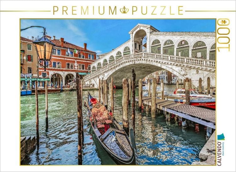Produktbild: CALVENDO Puzzle Venedig | 1000 Teile Lege-Gr&ouml;&szlig;e 64x48cm Foto-Puzzle f&uuml;r gl&uuml;ckliche Stunden