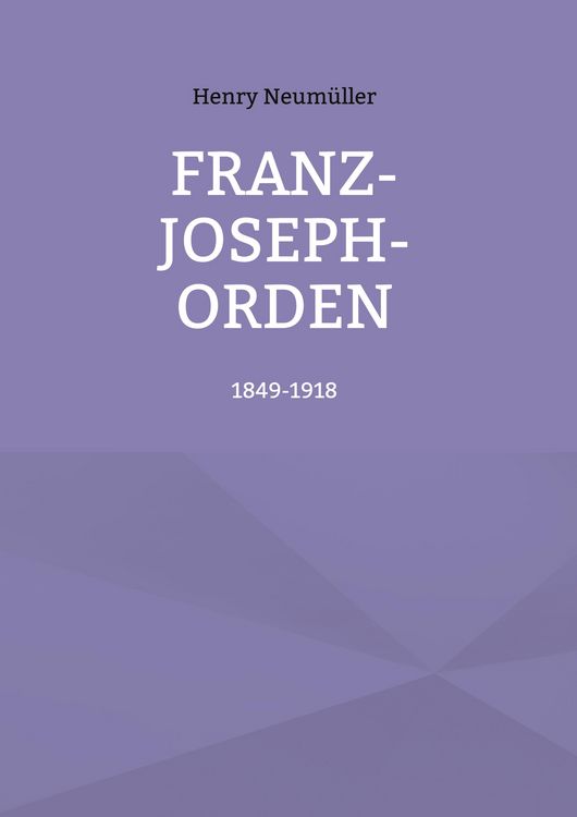 Produktbild: Franz-Joseph-Orden