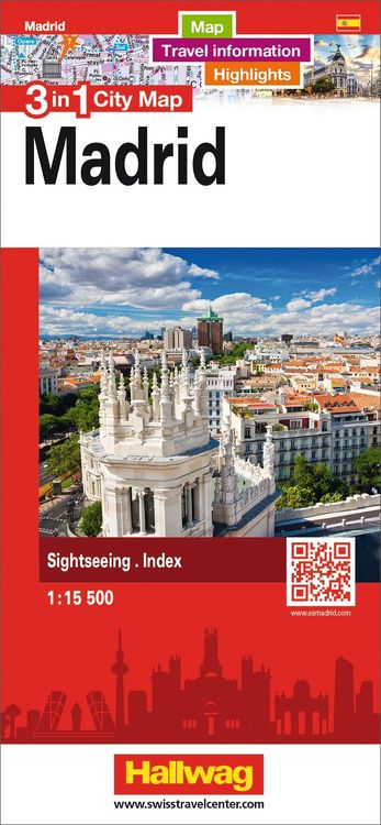 Produktbild: Hallwag Stadtplan Madrid