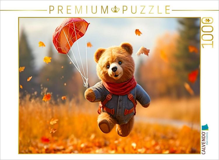 Produktbild: CALVENDO Puzzle Ein Motiv aus dem Kalender Teddyb&auml;r und seine Abenteuer | 1000 Teile Lege-Gr&ouml;&szlig;e 64x48cm Foto-Puzzle f&uuml;r gl&uuml;ckliche Stunden