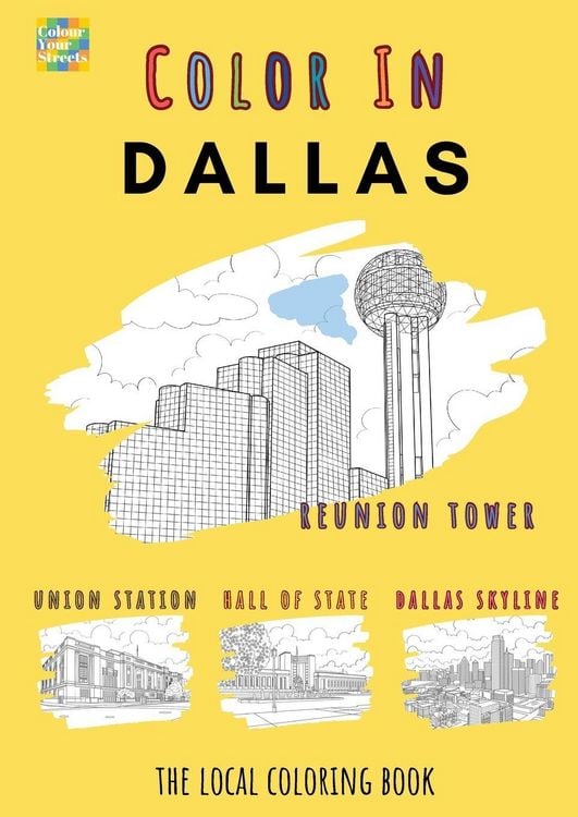 Produktbild: Dallas Coloring Book