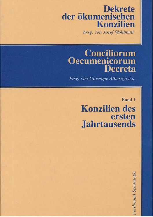 Produktbild: Konzilien des ersten Jahrtausends