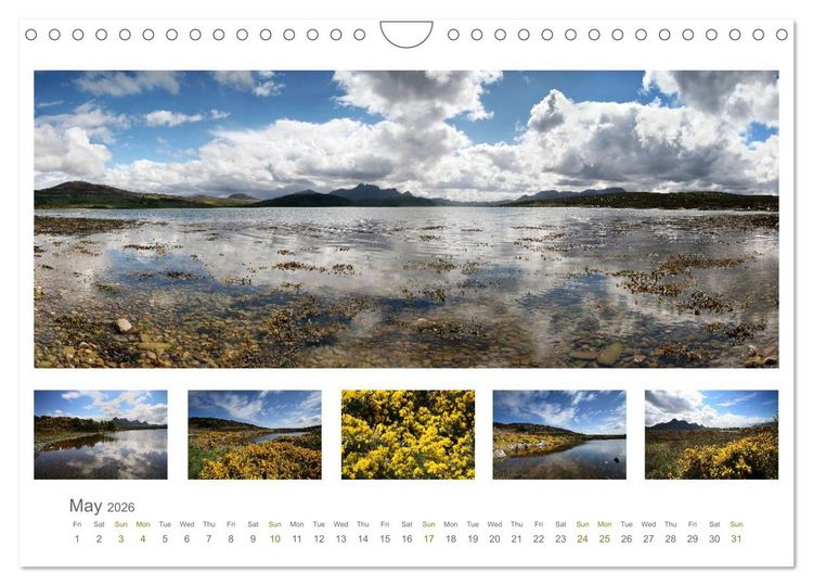 Produktbild: Scottish Highlands - Caithness & Sutherland / UK-Version (Wall Calendar 2026 DIN A4 landscape), CALVENDO 12 Month Wall Calendar