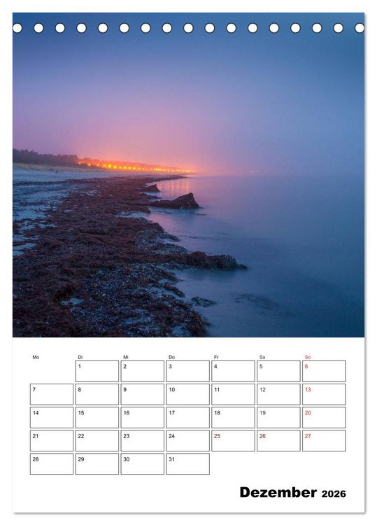 Produktbild: Insel R&uuml;gen - Wilde Sch&ouml;nheit an der Ostsee (Tischkalender 2026 DIN A5 hoch), CALVENDO Monatskalender