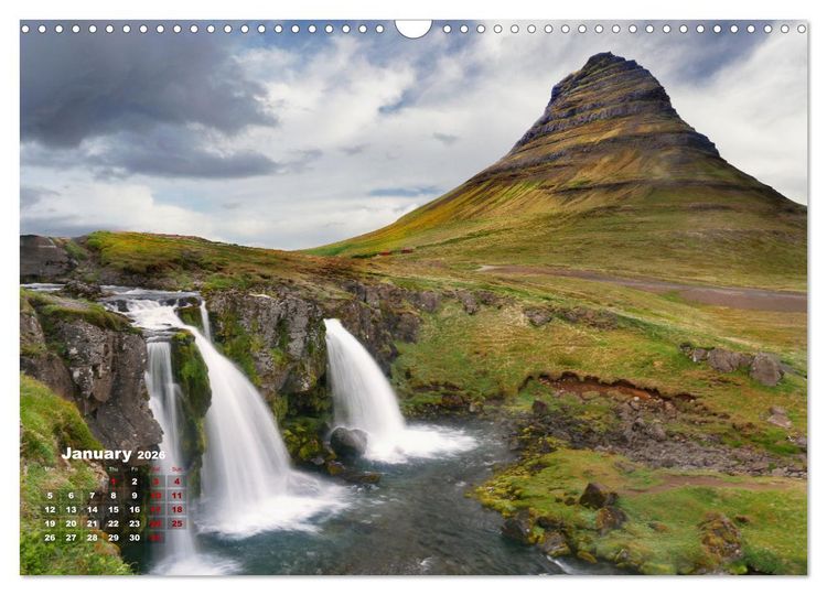 Produktbild: Iceland Beauty of Nature (Wall Calendar 2026 DIN A3 landscape), CALVENDO 12 Month Wall Calendar