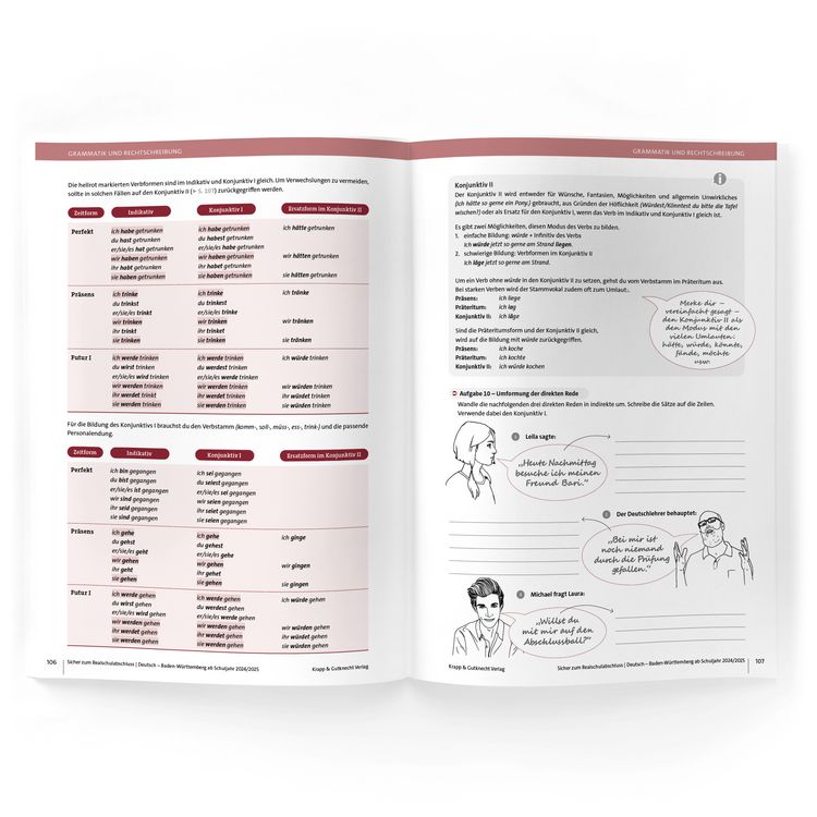 Produktbild: Sicher zum Realschulabschluss Deutsch Baden-W&uuml;rttemberg 2026 &ndash; inkl. L&ouml;sungen und Download