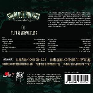Produktbild: Sherlock Holmes - Sonderermittler der Krone - Wut und Verzweiflung,1 Audio-CD