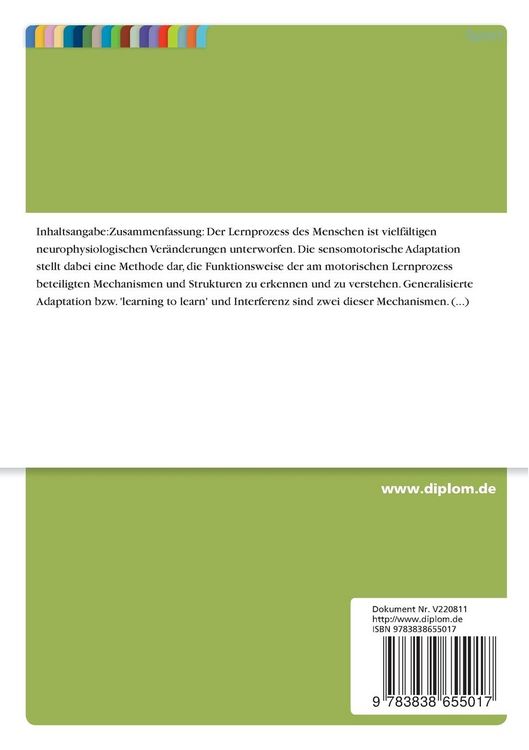Produktbild: Generalisierte Adaption und Interferenz