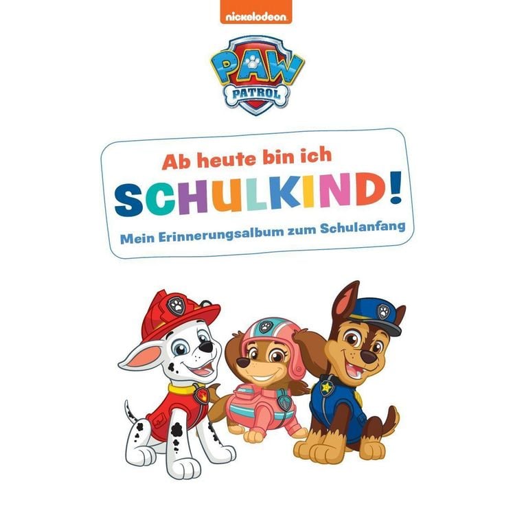 Produktbild: Paw Patrol: Ab heute bin ich Schulkind! Mein Erinnerungsalbum zum Schulanfang