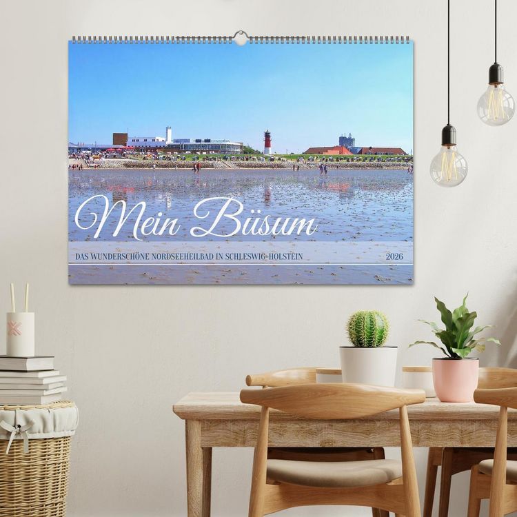 Produktbild: Mein B&uuml;sum - Das wundersch&ouml;ne Nordseeheilbad in Schleswig-Holstein (Wandkalender 2026 DIN A2 quer), CALVENDO Monatskalender