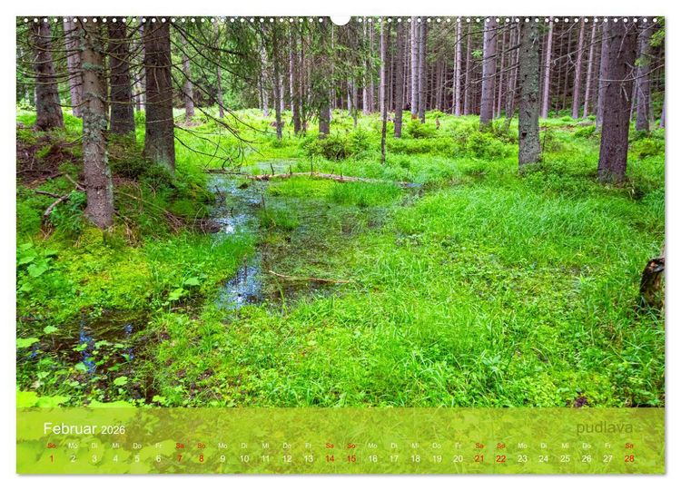 Produktbild: der elbestrom natur (hochwertiger Premium Wandkalender 2026 DIN A2 quer), Kunstdruck in Hochglanz