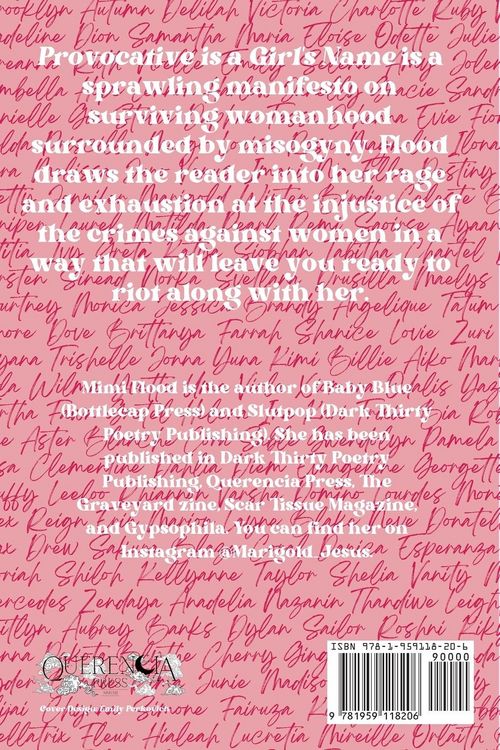 Produktbild: Provocative is a Girl's Name