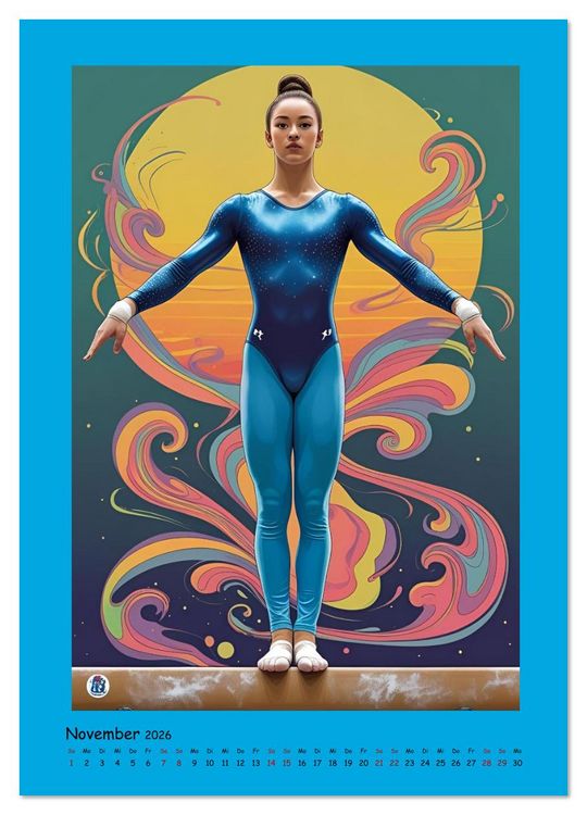 Produktbild: Olympische Sportarten (Wandkalender 2026 DIN A4 hoch), CALVENDO Monatskalender