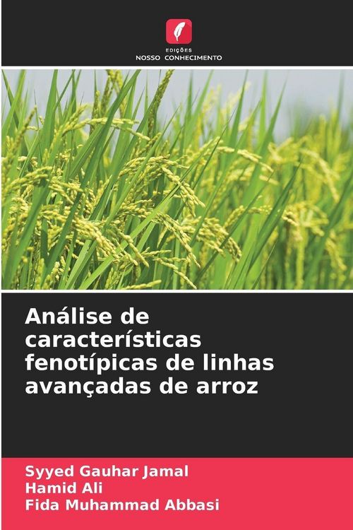 Produktbild: An&aacute;lise de caracter&iacute;sticas fenot&iacute;picas de linhas avan&ccedil;adas de arroz