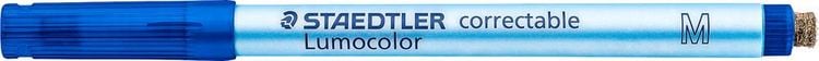 Produktbild: STAEDTLER Universalstift Lumocolor correctable 305 trocken abwischbar, blau M