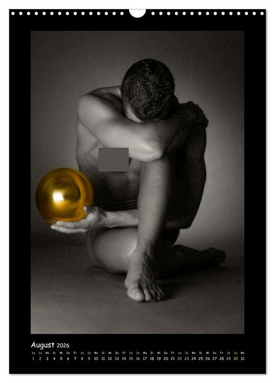 Produktbild: Golden Ball - M&auml;nner Akte (Wandkalender 2026 DIN A3 hoch), CALVENDO Monatskalender