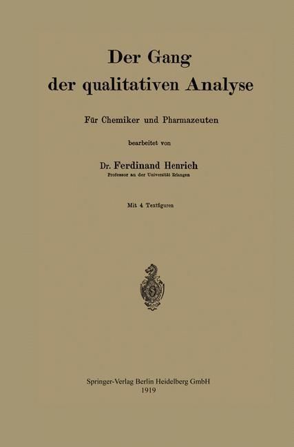 Produktbild: Der Gang der qualitativen analyse