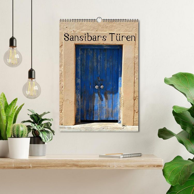 Produktbild: Sansibars T&uuml;renkunst (Wandkalender 2026 DIN A3 hoch), CALVENDO Monatskalender