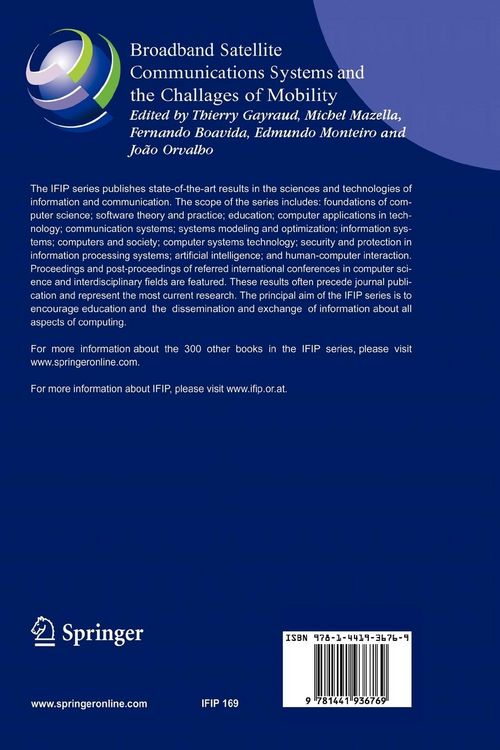 Produktbild: Broadband Satellite Communication Systems and the Challenges of Mobility