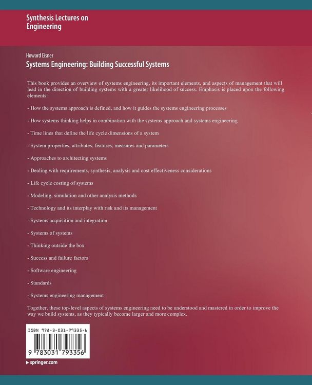 Produktbild: Systems Engineering