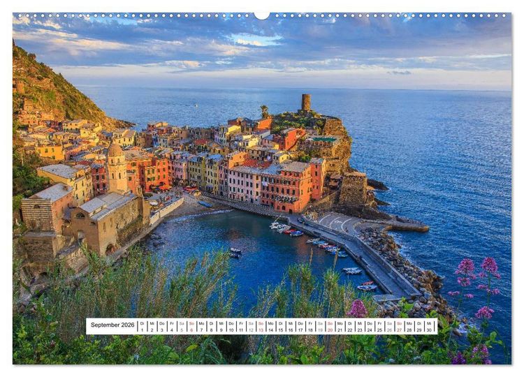 Produktbild: Cinque Terre Sentiero Azzurro (hochwertiger Premium Wandkalender 2026 DIN A2 quer), Kunstdruck in Hochglanz