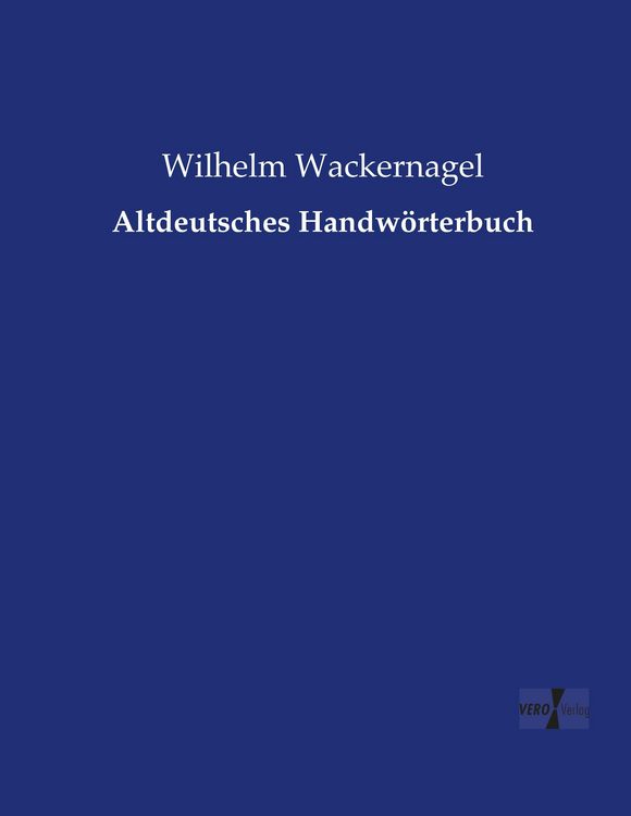 Produktbild: Altdeutsches Handw&ouml;rterbuch
